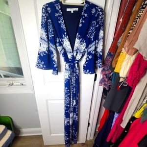 Lovers & Friends blue romper dress sz Small